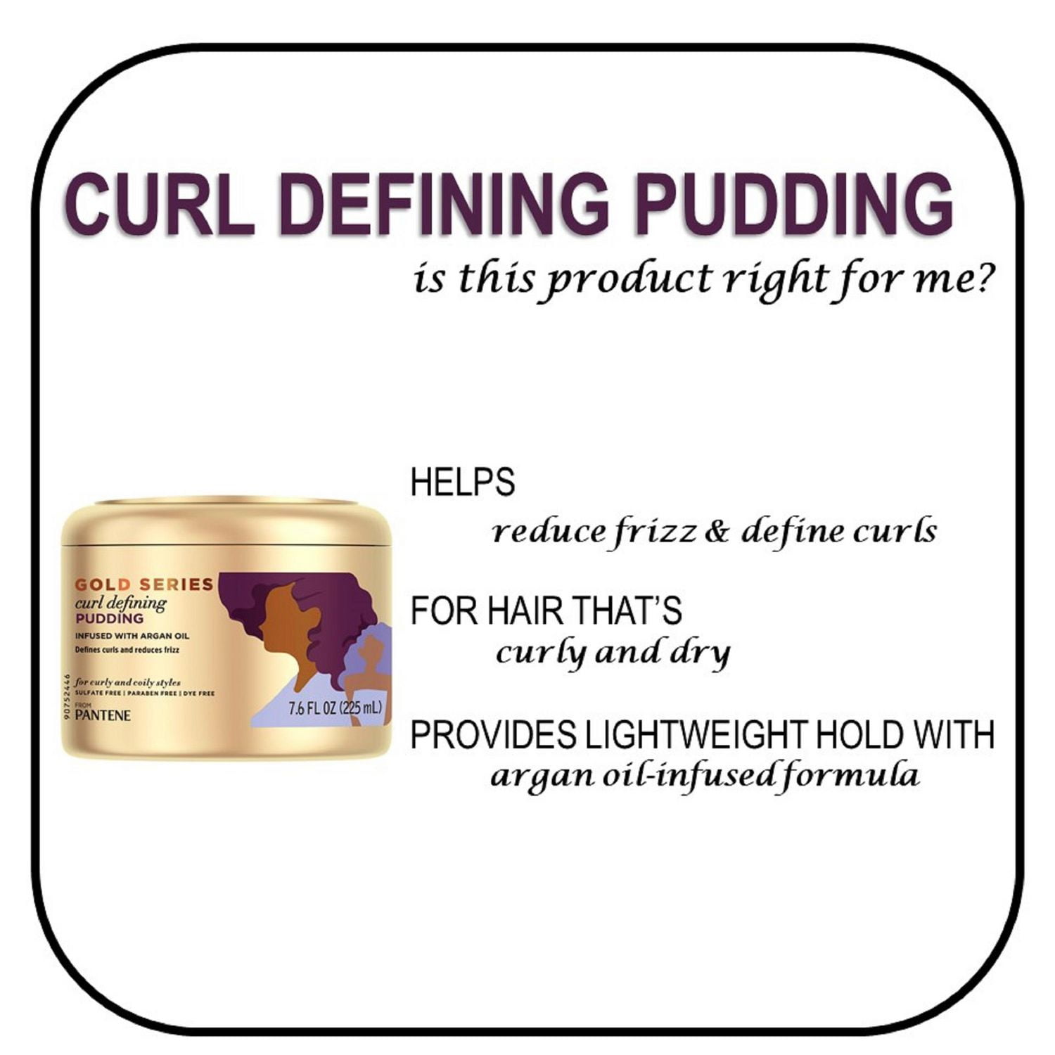 Pantene Gold Series Curl Defining Pudding