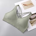 thumbnail image 4 of Womens Bras Back-Smoothing Bra Feature V-Neck Wire-Free Bra Style W-279 Green XXL, 4 of 8