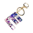 thumbnail image 1 of Fridja Mother's Day Custom Creative Keyring Clasp 26 English Letter Pendant Keyring, 1 of 8