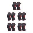 thumbnail image 1 of relayinert 2x Lightweight Knee Brace Support For Running Protection And Breathable Durable Knee Pad Comfortable red XL 5Set, 1 of 1