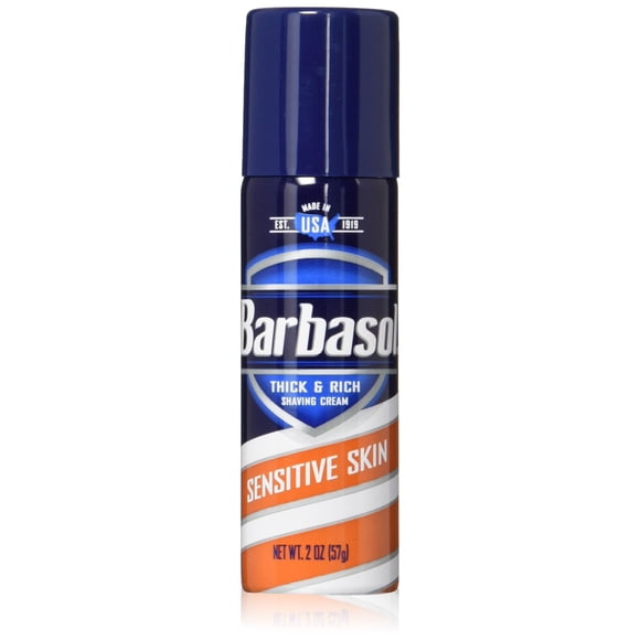 Barbasol Crème à Raser Peau Sensible Format Voyage 2 Oz (Lot de 36)