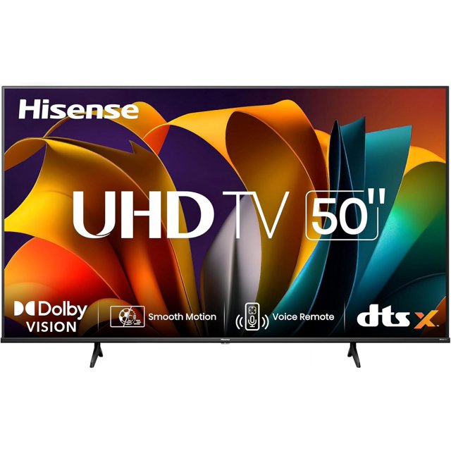 50A68N - Téléviseur Google 50 Pouces Intelligent Ultra HD 4K Dolby Vision HDR10 avec Bluetooth et Télécommande Vocale (Modèle Canada 2024)