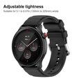 thumbnail image 3 of Soft Silicone Band Quick Release Strap For  GTR 4, Casual And Fashionable, Adjustable Tightness With Pin Buckle Closure, Easy Installation Fit For  GTR 2, Fit For, 3 of 8