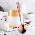 thumbnail image 5 of Amzcrzy Utensils 304 Stainless Steel Flat Handle Round Spoon Thickened Dinner Spoon and Soup Spoon forHome Use Rounded Flat Spoon Serving Spoons Spoon Soup Spoons, 5 of 5