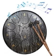 thumbnail image 2 of Birdeem 6-Inch 11 Tone Childrens Hand Drum Forget Worry Drum Adult Hand Disc Drum, 2 of 5