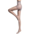 thumbnail image 3 of Collants de Classification de Produit - Titre de Produit Lot de 2 Collants Transparents Taille Haute pour Femmes 20D avec Soutien et Orteils Renforcés Collants 2 Pcs, 3 of 4