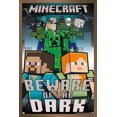 thumbnail image 1 of Minecraft - Beware Of The Dark Wall Poster with Magnetic Frame, 22.375" x 34", 1 of 4