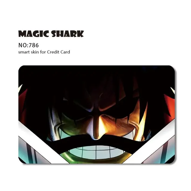 Fashion Cartoon Anime Game PVC Matte Film Sticker Case Skin for Credit Card Big Small No Chip 786 Small Chip