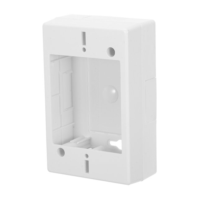 White ABS Electrical Box for American Standard Wall Switches Easy Installation and Maintenance