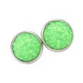 thumbnail image 3 of Boucles d'Oreilles en Acier Inoxydable 12mm Boucles d'Oreilles Bijoux Rond Ornement avec Anti Sensibilité Fine Galvanoplastie Boucles d'Oreilles Rondes pour Mariage, 3 of 6