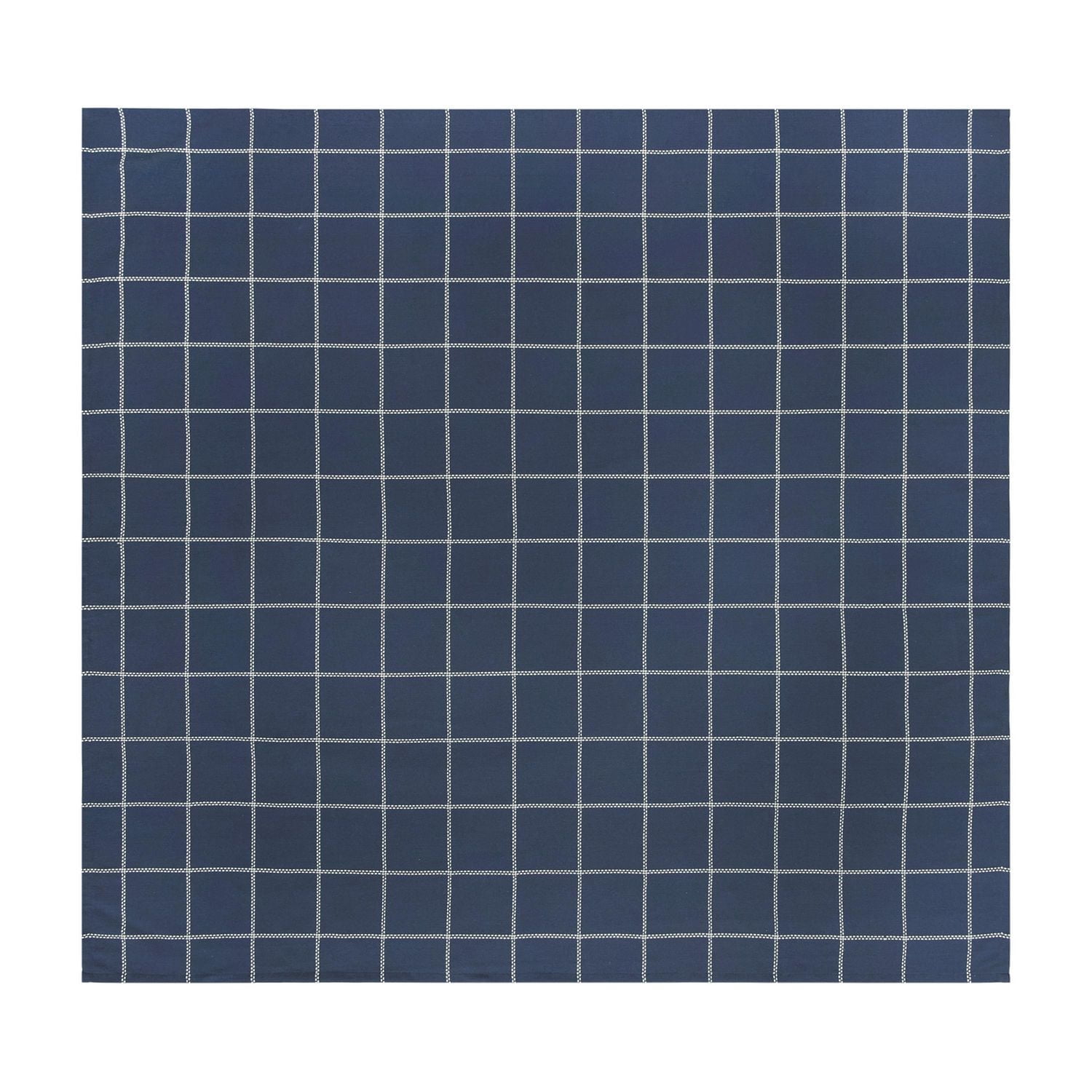 Jeté de table tissé Jamey de Better Homes & Gardens - 50" x 50" - Indigo délavé - 100 % coton