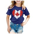 thumbnail image 1 of WEAIXIMIUNG Chemise à Rayures à Manches Longues pour Enfants T-Shirt à Manches Courtes pour Filles T-Shirt d'Été à Col Rond Coupe Décontractée T-Shirts Basiques, 1 of 4