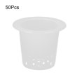 thumbnail image 2 of Cergrey 50Pcs Soilless Plant Pot, Hydroponics Pot, Protect Roots Soilless Cultivation Breeding Varieties For Garden Containers, 2 of 8