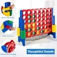 thumbnail image 4 of Costway Ensemble de Jeu Géant 4-to-Score Jeu Connect 4-en-Ligne avec Rangement en Filet pour Enfants et Adultes, 4 of 10