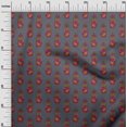 thumbnail image 2 of oneOone Polyester Lycra Fabric Leaves|Floral & Paisley Block Printed Craft Fabric BTY 56 Inch Wide, 2 of 4