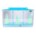 thumbnail image 3 of LAFGUR Small Aquarium, Desktop Fish Tank, For Betta With LED Light Small Fishes With Water Change Valve, 3 of 8