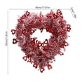 thumbnail image 2 of B Festive Heart Garland For Enhancing Celebration Venues With Vibrant Floral Design Made Of Durable Plastic For Indoor And Outdoor Use, 2 of 7