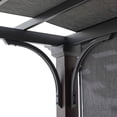 thumbnail image 2 of HOMETRENDS 8 ft. x 10 ft. Steel Sling Top Pergola, Dark Grey, 2 of 9