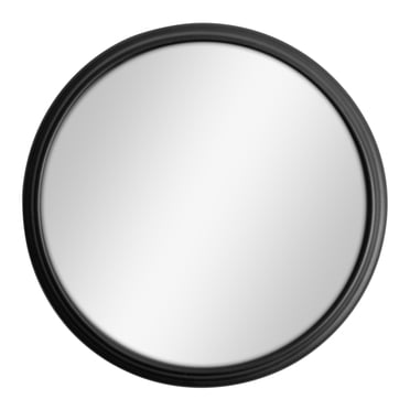 Era Shire Suction Fogless Mirror with Suction Cups, Black 6in Diameter
