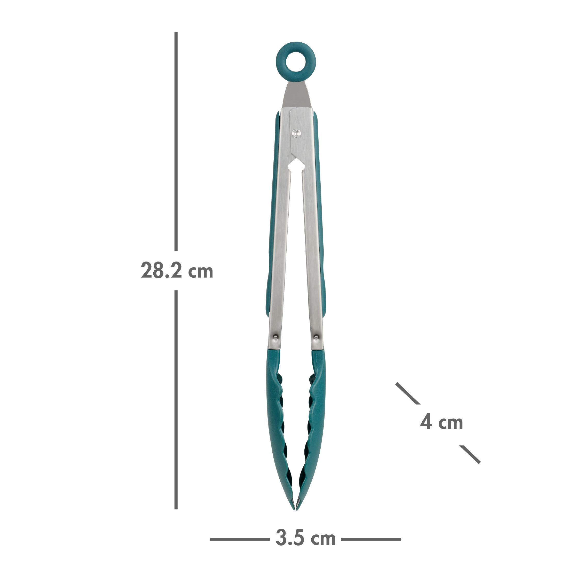 Mainstays Pinces de cuisine en nylon, ustensile de cuisine, 28 cm, vert