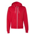thumbnail image 1 of American Apparel Sweat à Capuche Zippé Complet en Polaire Flex Unisexe, m, Rouge, 1 of 1