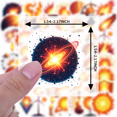thumbnail image 2 of Fiery Stickers Sun Galaxy Stickers Energy Stickers Light Fire Stickers for Notebooks Laptops Guitar, 2 of 5