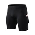 thumbnail image 2 of Men Compression Shorts Fitness Cycling Quick Drying Gym Workout Running Sports Underwear, 2 of 8