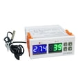 thumbnail image 1 of yeacher ZFX-9060A Digital Temperature Controller with Timer, Heating/Cooling Control, High/Low Temp Alarm, Data Lock, White, DC12V-10A, Flame Retardant ABS, 85x75x34mm, 1 of 6