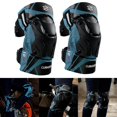 thumbnail image 3 of 2x Motorcycle Knee Pads K01-3 Protector Unisex Adult Racing 2pcs Knee for Motocross Racing Reflective Light Blue, 3 of 9
