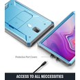 thumbnail image 2 of Poetic Revolution [360 Degree Protection] [Kick-Stand] Full-Body Rugged Heavy Duty Case with [Built-in-Screen Protector] for Samsung Galaxy Tab S4 10.5 Inch Blue, 2 of 7