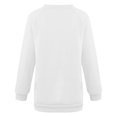 thumbnail image 4 of Qertyioot T-Shirt Graphique pour Femmes de la Saint-Valentin à Manches Longues, Haut à Col Rond Imprimé, Chandail Décontracté, 4 of 5