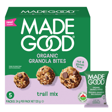 MadeGood Organic Granola Bites Trail Mix 5 x 24g
