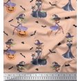 thumbnail image 1 of Soimoi Rayon Fabric Magic Potion,Bat & Witch Halloween Printed Fabric 1 Yard 42 Inch Wide, 1 of 3
