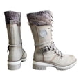 thumbnail image 3 of jsaierl Bottes d'Équitation Style Western pour Femmes Cowboy Décontractées Chaudes à Talons Bas Genou Tube Moyen Bottes Chaussures, 3 of 3