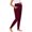 Activewear-Wine, variant on Meichang Women's Maternity Leggings Soft Workout Activewear Yoga Pants Solid Slim Fit Stretchy Pregnancy Leggings with Pockets