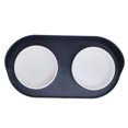 thumbnail image 3 of Cat And Dog Double Bowl, Large Capacity Anti Overturning Removable Feeding Bowl  For Pet Blue, 3 of 8