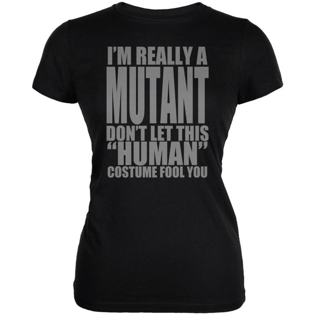 Halloween Human Mutant Costume Juniors Soft T Shirt