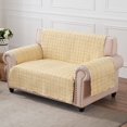 thumbnail image 3 of 2024 Somerset Farmhouse Reversible Furniture Cover Loveseat Protector, 3 of 9