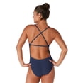 thumbnail image 2 of Speedo Maillot de Bain une Pièce pour Femmes Launch Splice Cross Back Endurance - Bleu Marine, 30, 2 of 2
