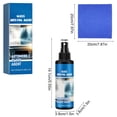 thumbnail image 2 of Eoozwa Car Windshield Cleaner 100ml for Oil Film Water Spot Removal Improved Visibility Rain Weather Driving Essential Detailing, 2 of 6