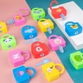 thumbnail image 4 of Early Childhood Education Alphabet Toys, Unlocking Game Set, 26 Locks 26 Keys, Letters Patterns, Uppercase Lowercase Matching, Learning Achievement, Durable Plastic, Christmas Gift, 4 of 9