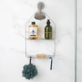 thumbnail image 4 of Era Marquez 2 Tier Shower Caddy, Chrome, 4 of 5