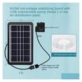 thumbnail image 2 of Solar Water Pump 12V Hydroponics Filter Aeration Fish Tank Rockery Water Pumping Submersible Pump Pond Fountain Outdoor ,Multi-Install Methods, 2 of 6
