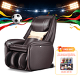 thumbnail image 1 of COSTWAY Fauteuil de Massage Apaisant26, Fauteuil Inclinable de Massage à Gravité Zéro pour Tout le Corps avec Piste SL, Chauffe-Taille, Coussin Gonflable pour Mollets, Détection Automatique des Épaules, Télécommande, Oreiller, 1 of 10