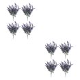 thumbnail image 3 of kurtrusly 4pcs Plastic Low Maintenance Artificial Flower Any Decor With Realistic Appearance Versatile Elegant purple 2Set, 3 of 6