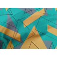 thumbnail image 4 of oneOone Organic Cotton Voile Fabric Rectangle & Triangle Geometric Printed Fabric 1 Yard 42 Inch Wide, 4 of 4