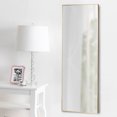 thumbnail image 1 of NeuType Gold Floor Mirror with Stand Large Full Length Mirror Modern Wall Mounted Mirror 55"x16", 1 of 8