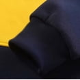 thumbnail image 5 of Yuyuzo Men Pullover Sweatshirts Long Sleeve Drawstring Hooded Sports Solid Color Patchwork Hoodies for Men, 5 of 5