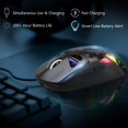 thumbnail image 2 of Wireless Gaming Mouse, 8000 DPI, RGB Lighting, USB-C, 200 Hours Battery Life, Tri-mode Connection, 2 of 10