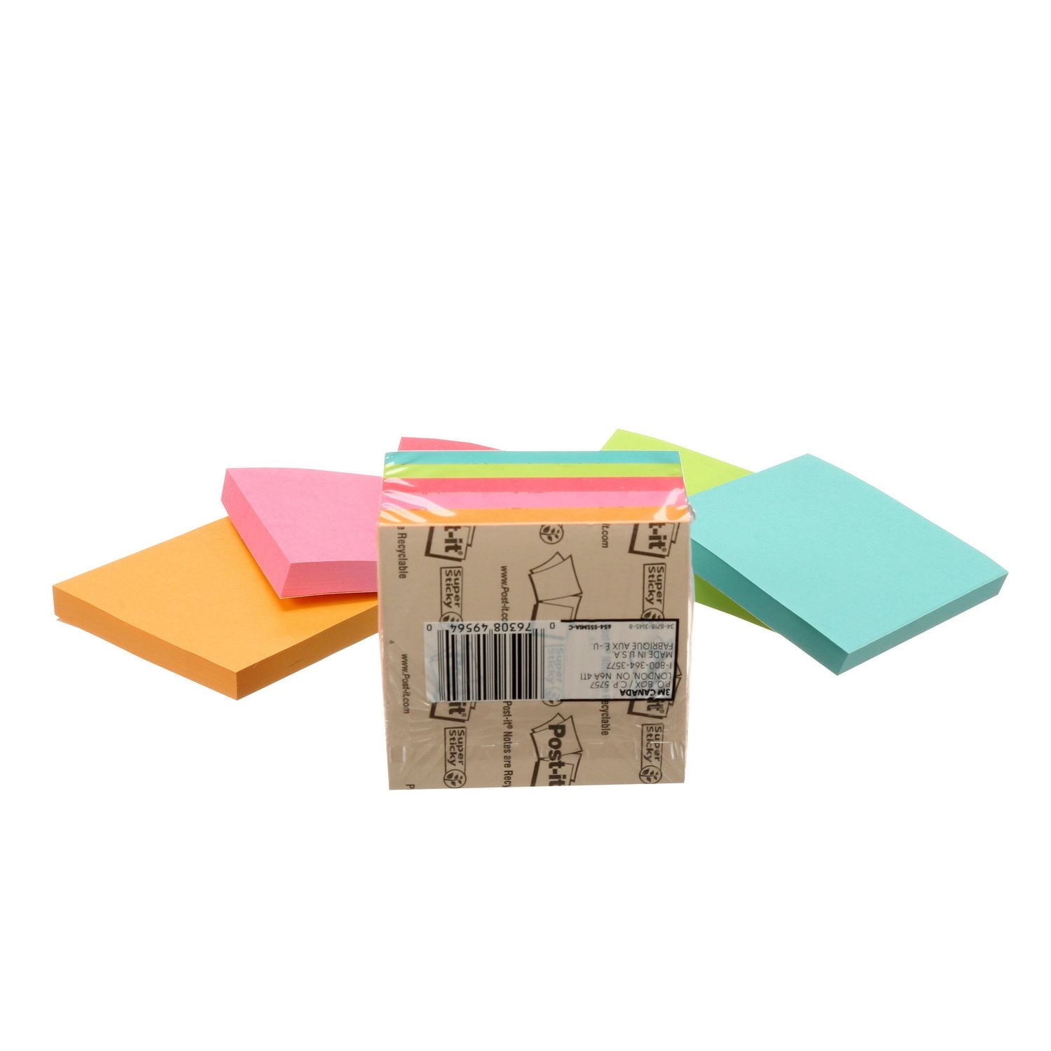 Feuillets super collants Post-it®, collection Miami